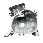 Precision die‑cast aluminium enclosure with smooth, silvery finish