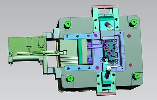 A single cavity die for electrical enclosure